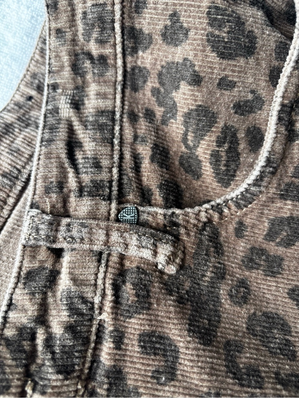 Kut from the Kloth Rachael Brown Leopard-Print Mom Jeans 14 women’s - Picture 4 of 6